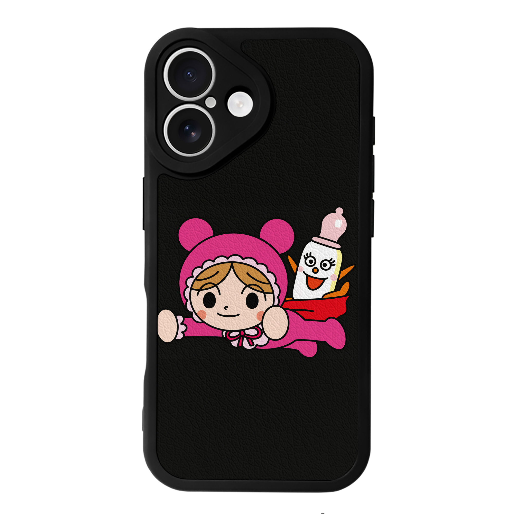 （画像用） アンパンマン Anpanman 【iPhone 16シリーズ対応】シリコンスマホケース（レザー調） 材質：シリコン